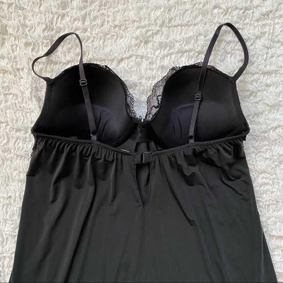 [ Sold ] Victoria’s Secret Black Slip with Cups, 36C - Picture 3 of 8